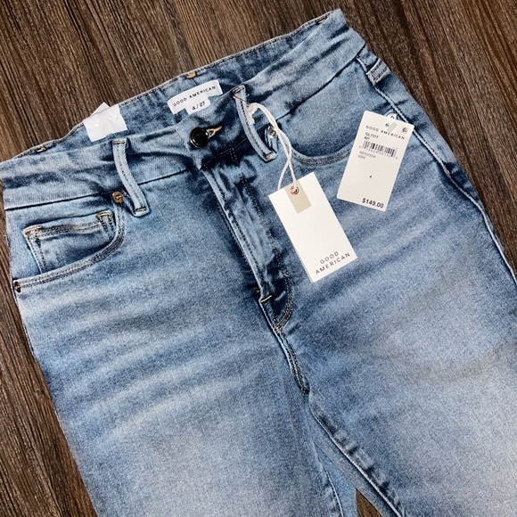 GOOD AMERICAN WOMENS SKINNY JEANS SIZE 27 NEW WITH TAGS NWT - Picture 5 of 10